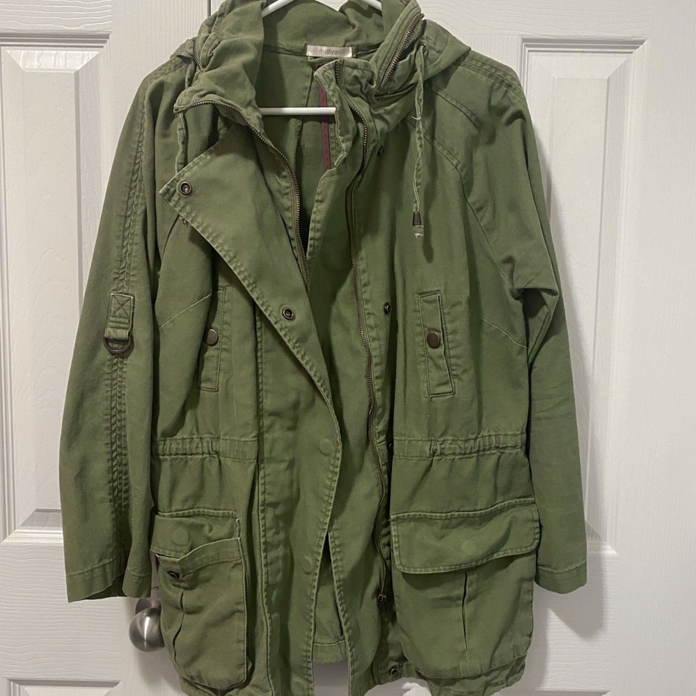 Women's army green jacket